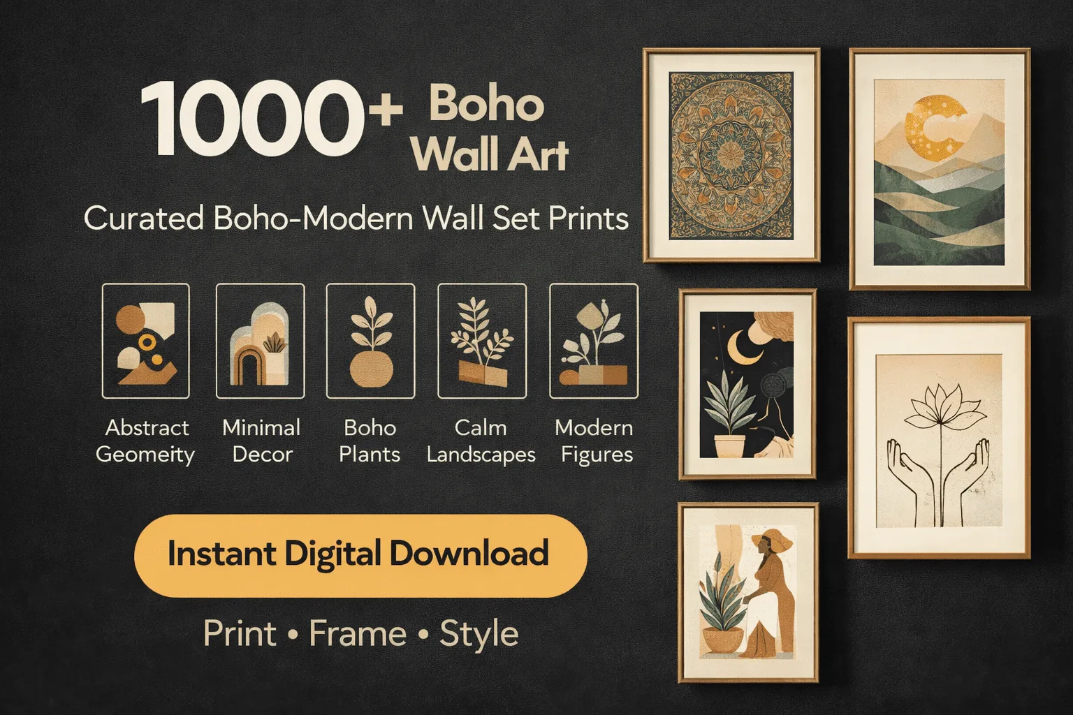1 lakh+ premium printable wall art mega bundle